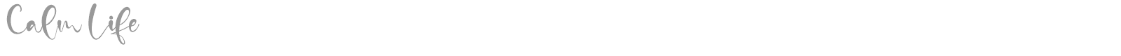 Calm Life font preview